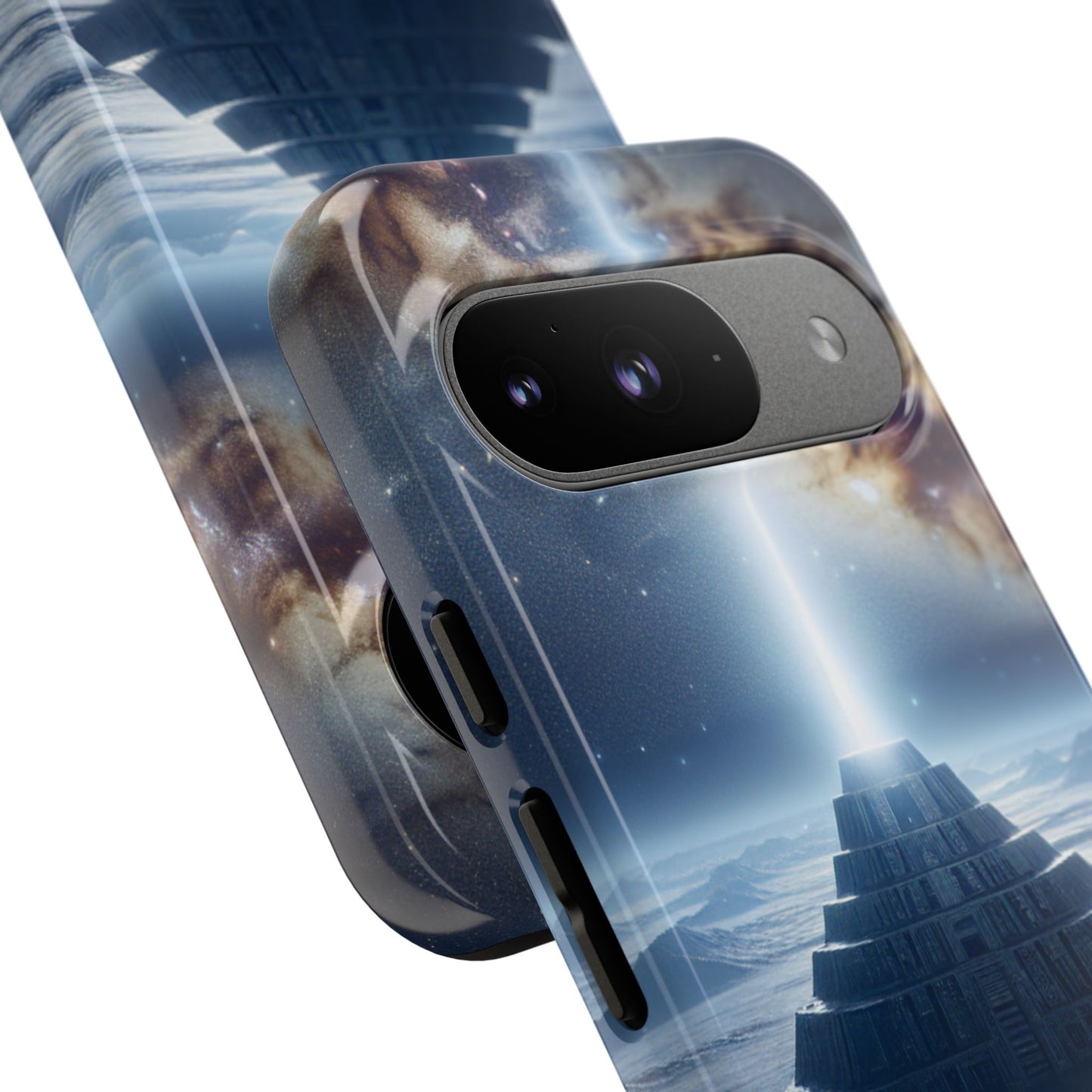 61C Akita Space Adventure Phone Case – Dual-Layer Protective Cover for iPhone & Android