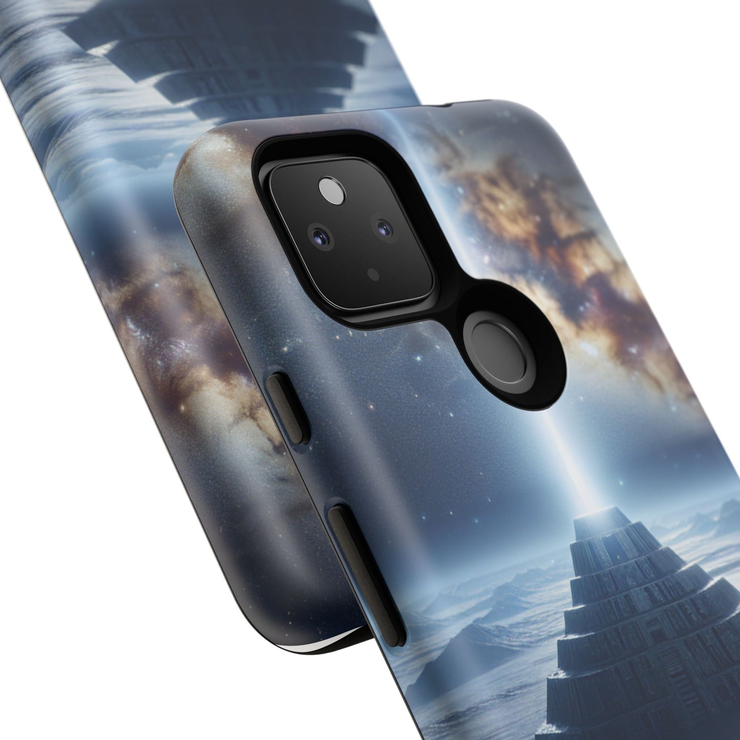 61C Akita Space Adventure Phone Case – Dual-Layer Protective Cover for iPhone & Android