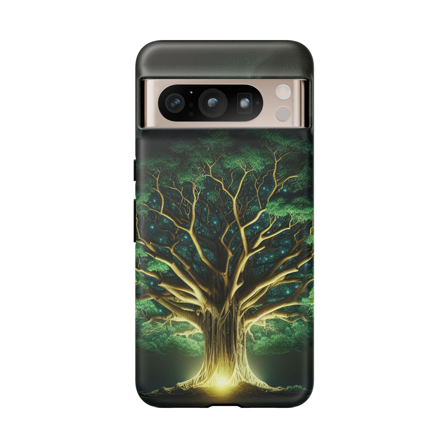 63B1 Tree of Life Nature Art Phone Case – Glossy or Matte Dual-Layer Cover for iPhone & Android