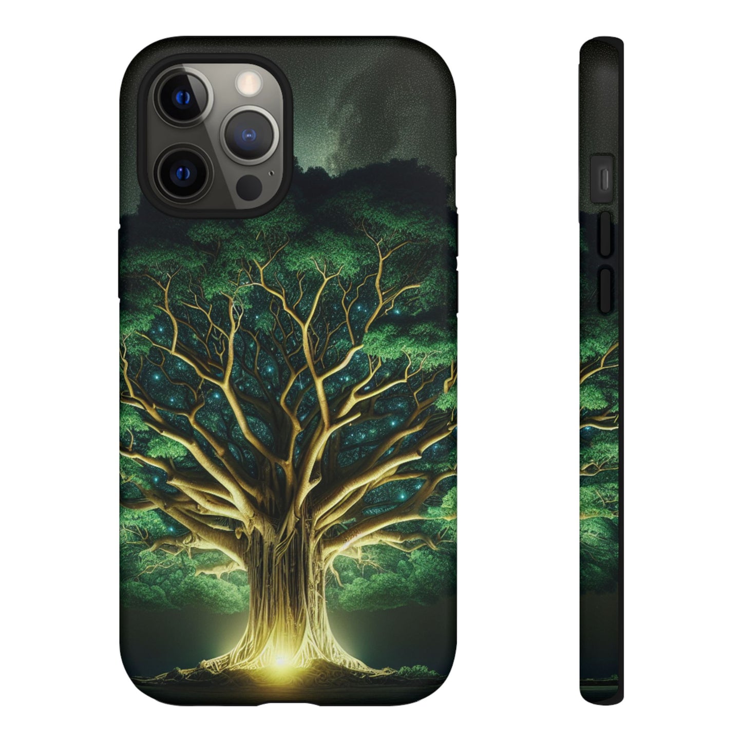 63B1 Tree of Life Nature Art Phone Case – Glossy or Matte Dual-Layer Cover for iPhone & Android