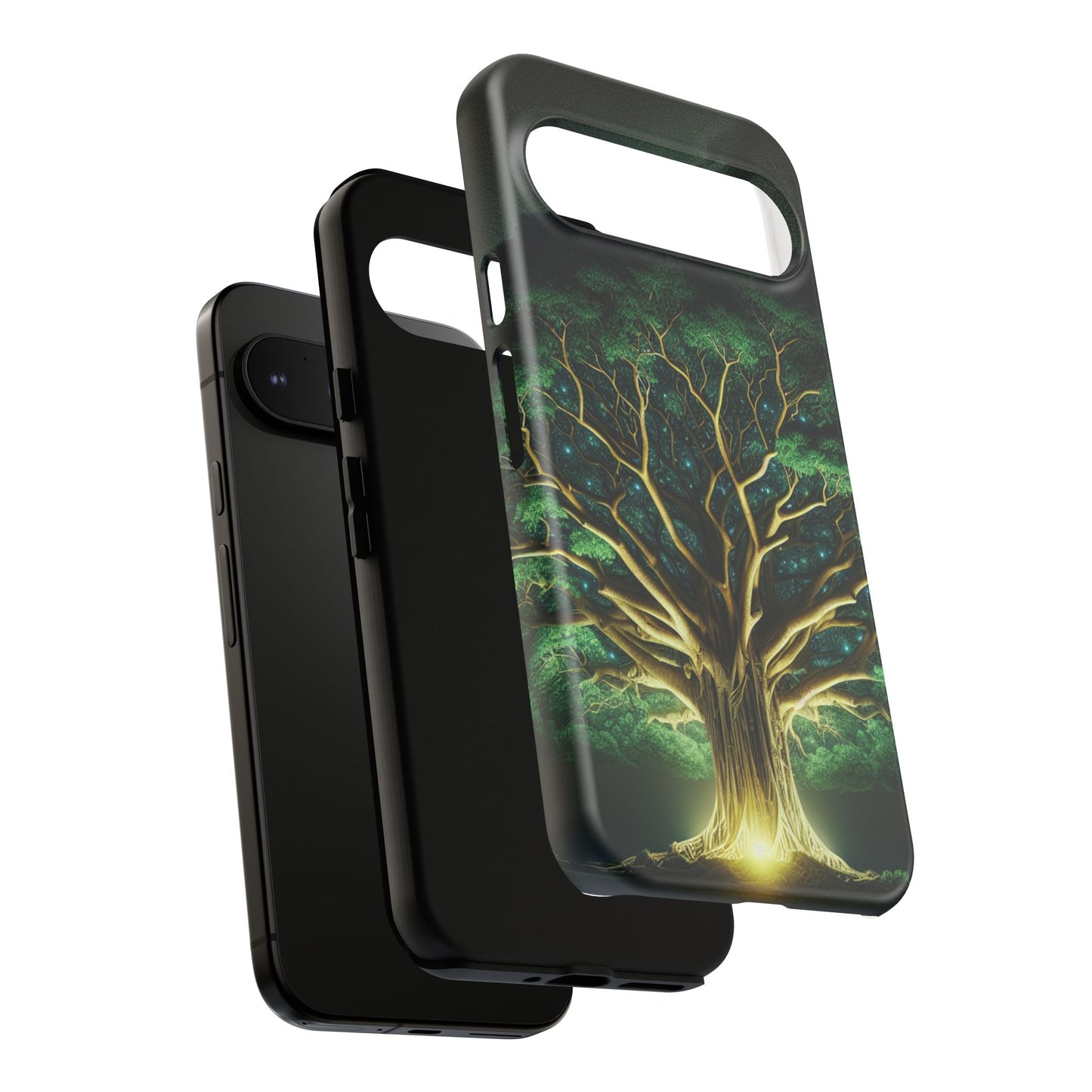 63B1 Tree of Life Nature Art Phone Case – Glossy or Matte Dual-Layer Cover for iPhone & Android