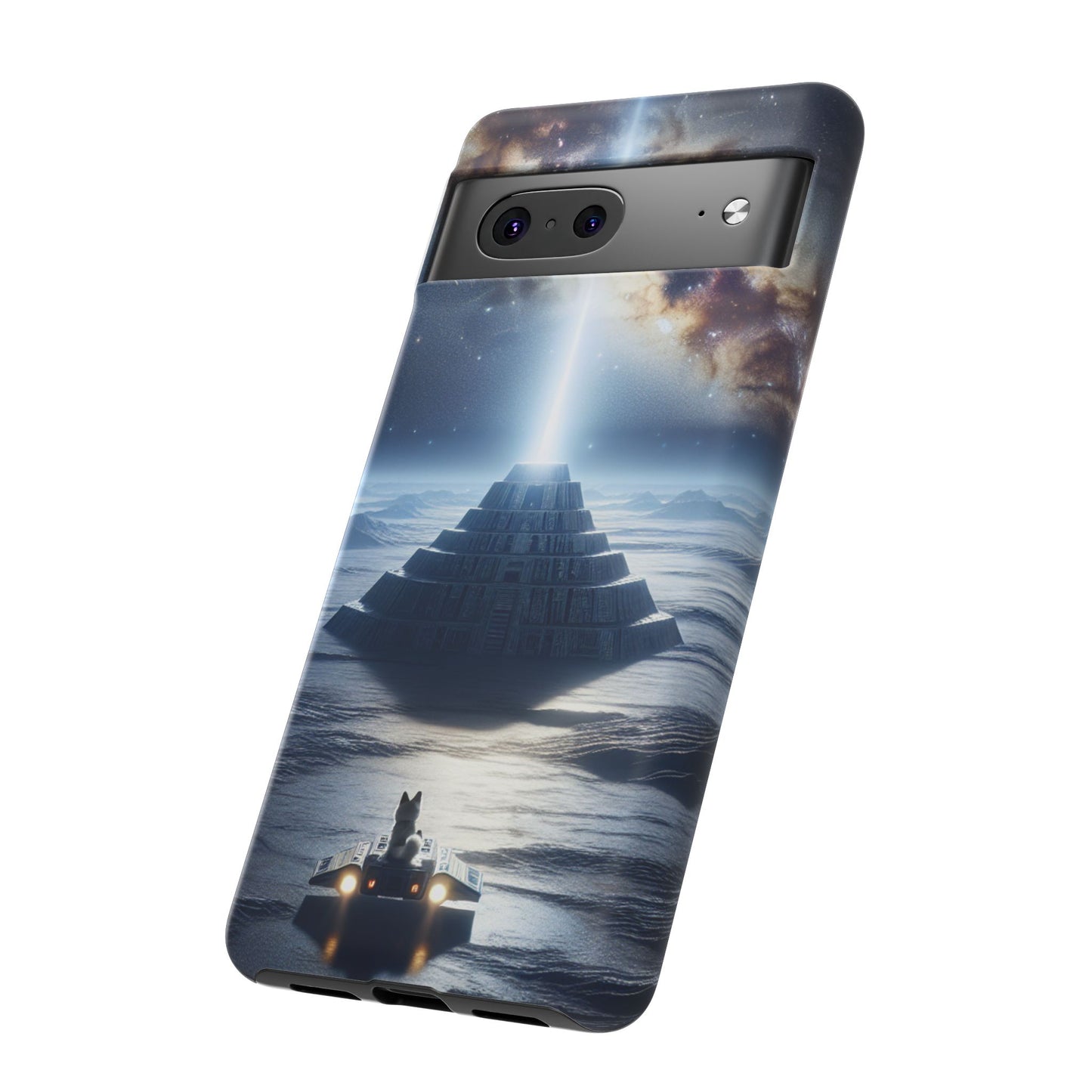 61C Akita Space Adventure Phone Case – Dual-Layer Protective Cover for iPhone & Android