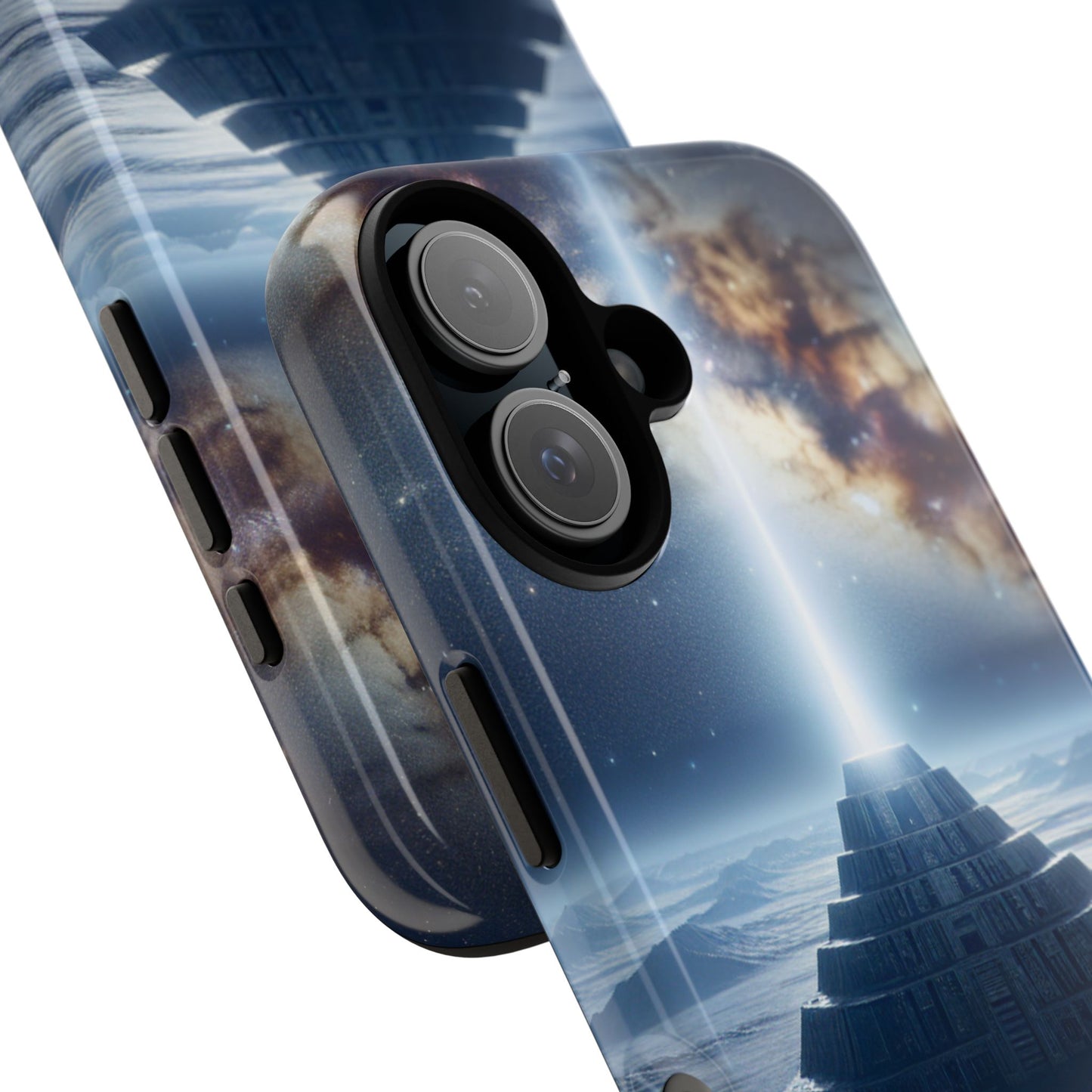61C Akita Space Adventure Phone Case – Dual-Layer Protective Cover for iPhone & Android