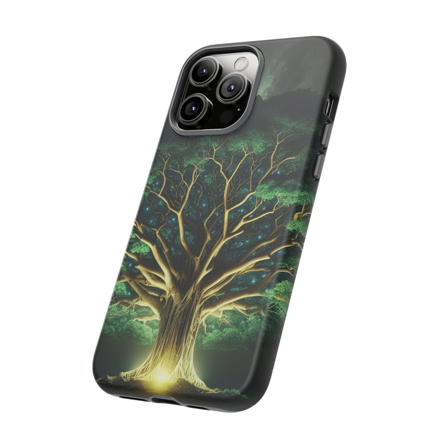 63B1 Tree of Life Nature Art Phone Case – Glossy or Matte Dual-Layer Cover for iPhone & Android