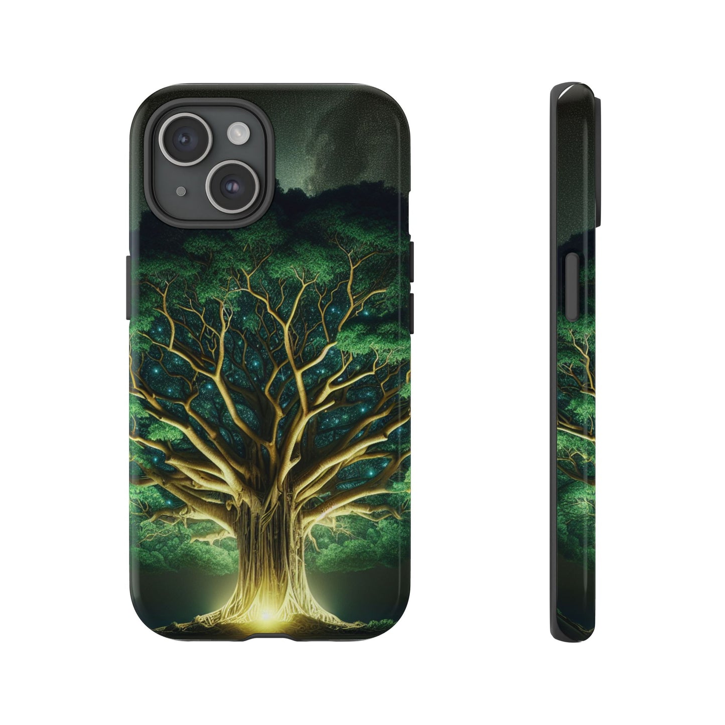 63B1 Tree of Life Nature Art Phone Case – Glossy or Matte Dual-Layer Cover for iPhone & Android