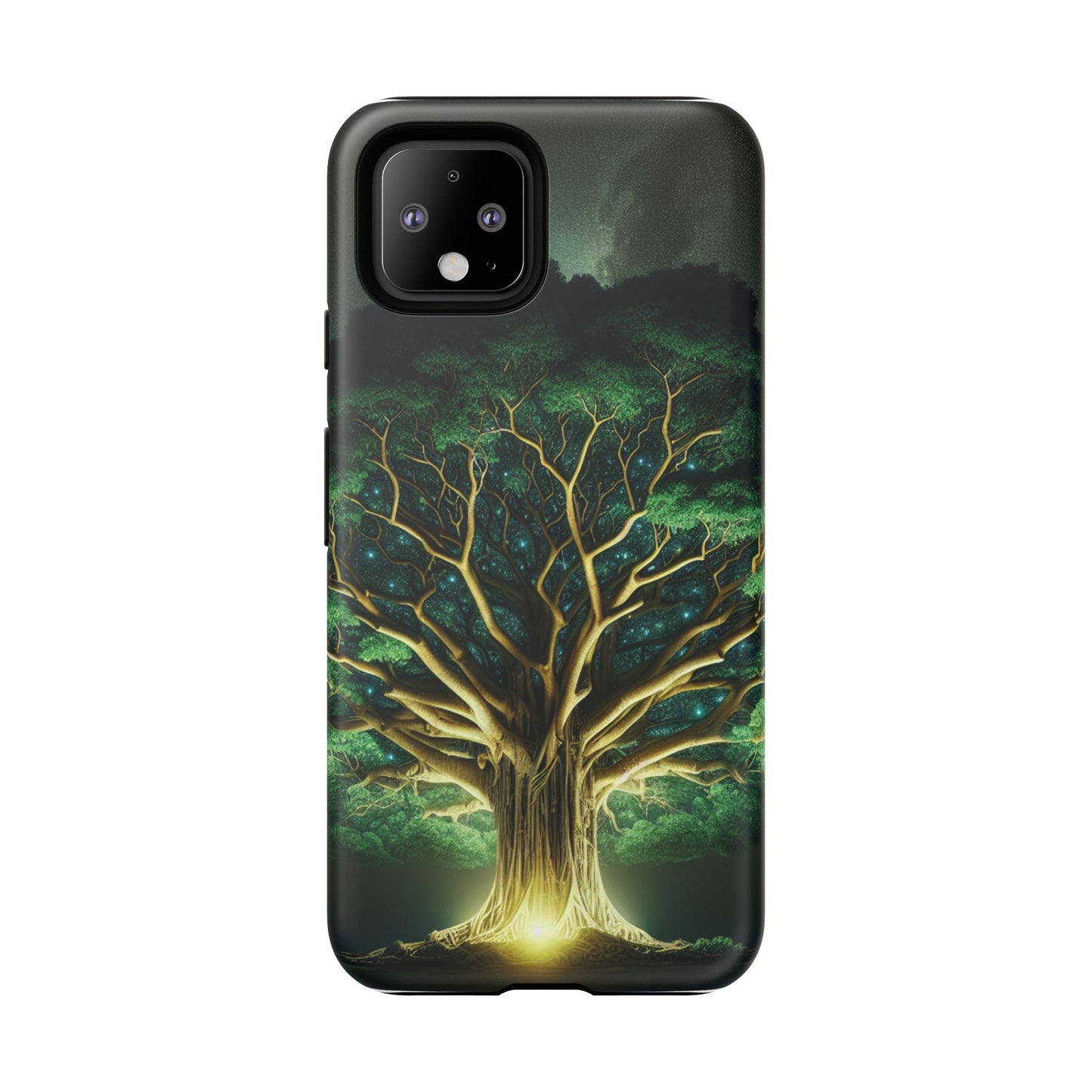 63B1 Tree of Life Nature Art Phone Case – Glossy or Matte Dual-Layer Cover for iPhone & Android