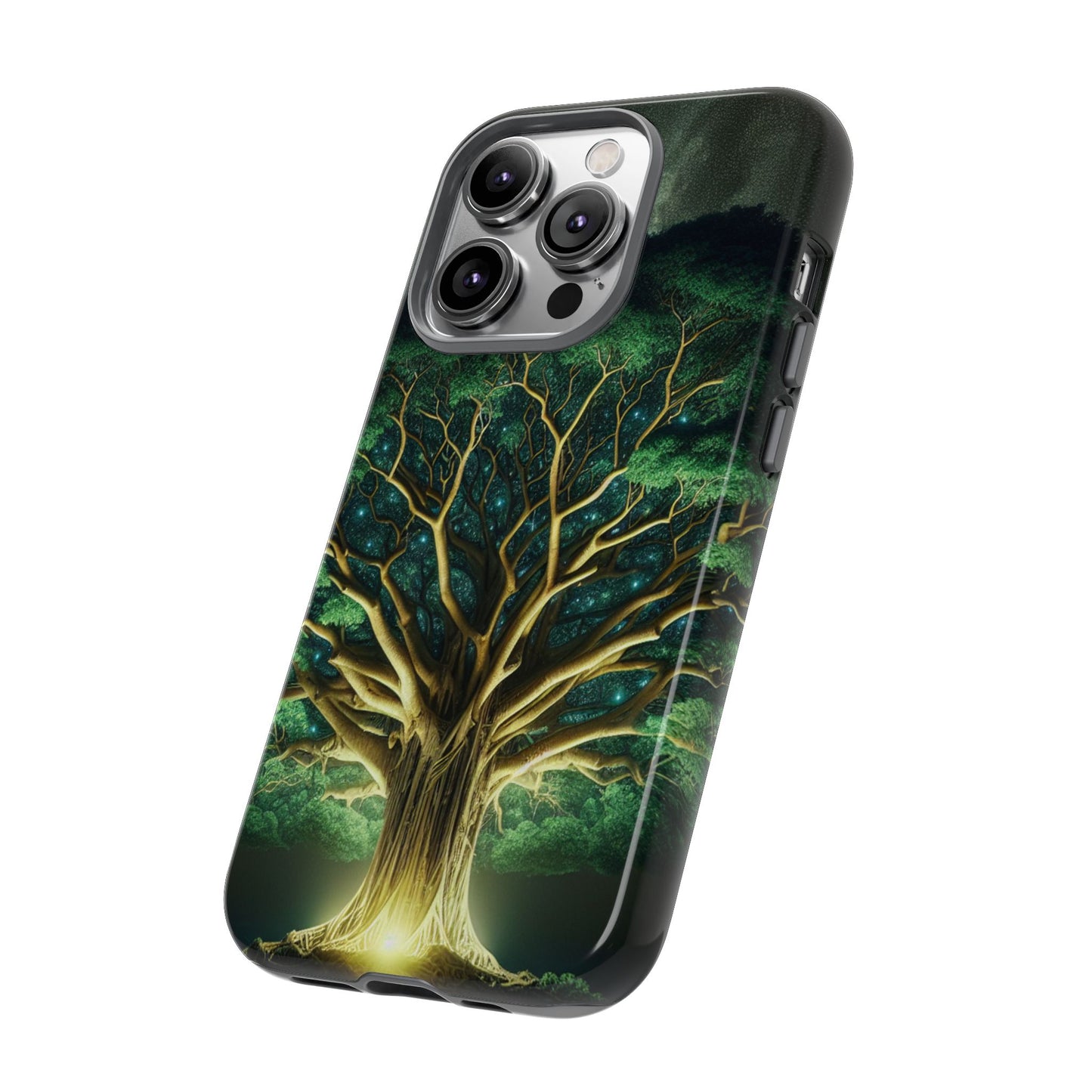 63B1 Tree of Life Nature Art Phone Case – Glossy or Matte Dual-Layer Cover for iPhone & Android