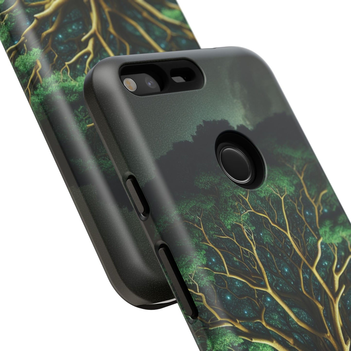 63B1 Tree of Life Nature Art Phone Case – Glossy or Matte Dual-Layer Cover for iPhone & Android