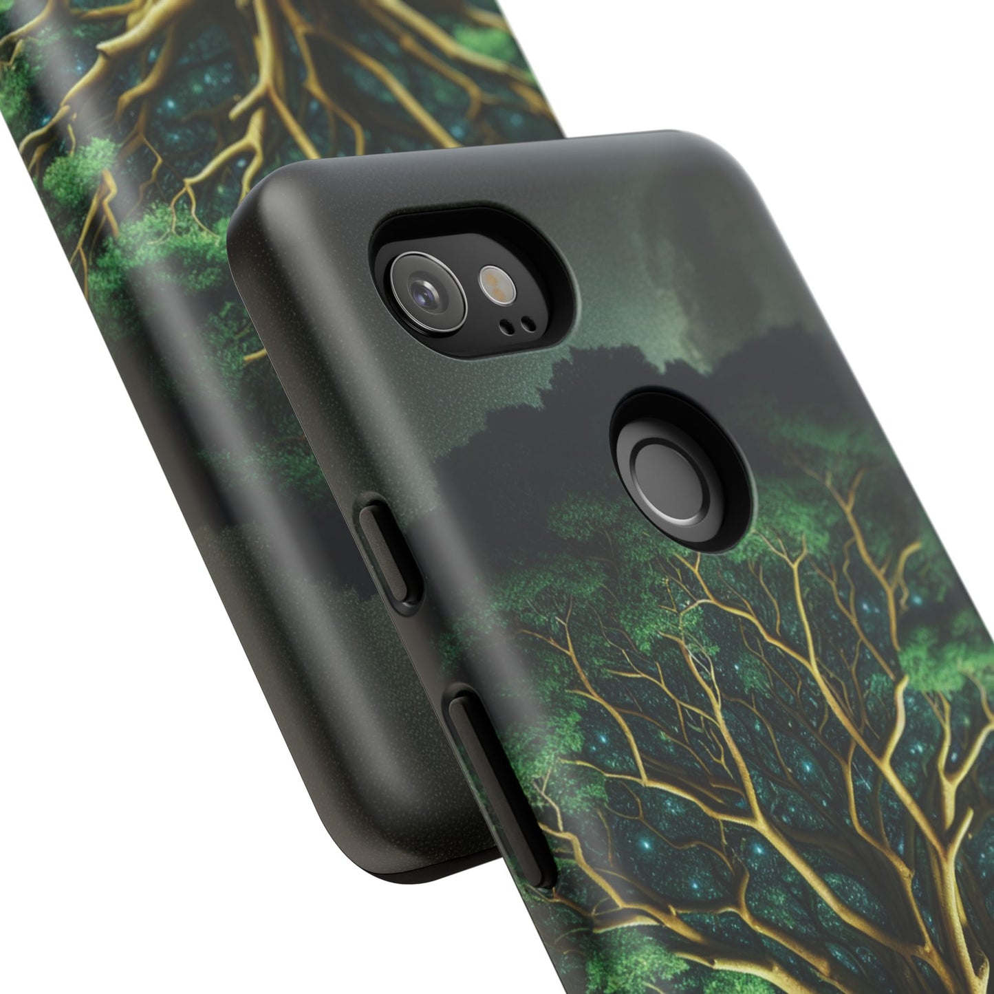 63B1 Tree of Life Nature Art Phone Case – Glossy or Matte Dual-Layer Cover for iPhone & Android