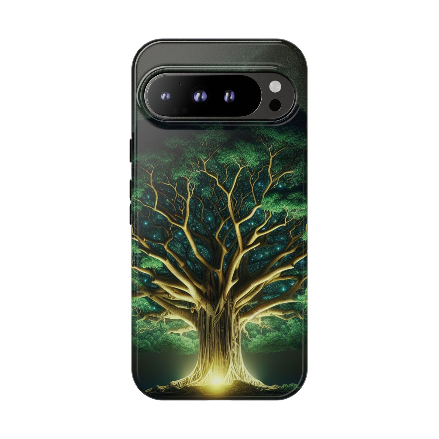 63B1 Tree of Life Nature Art Phone Case – Glossy or Matte Dual-Layer Cover for iPhone & Android