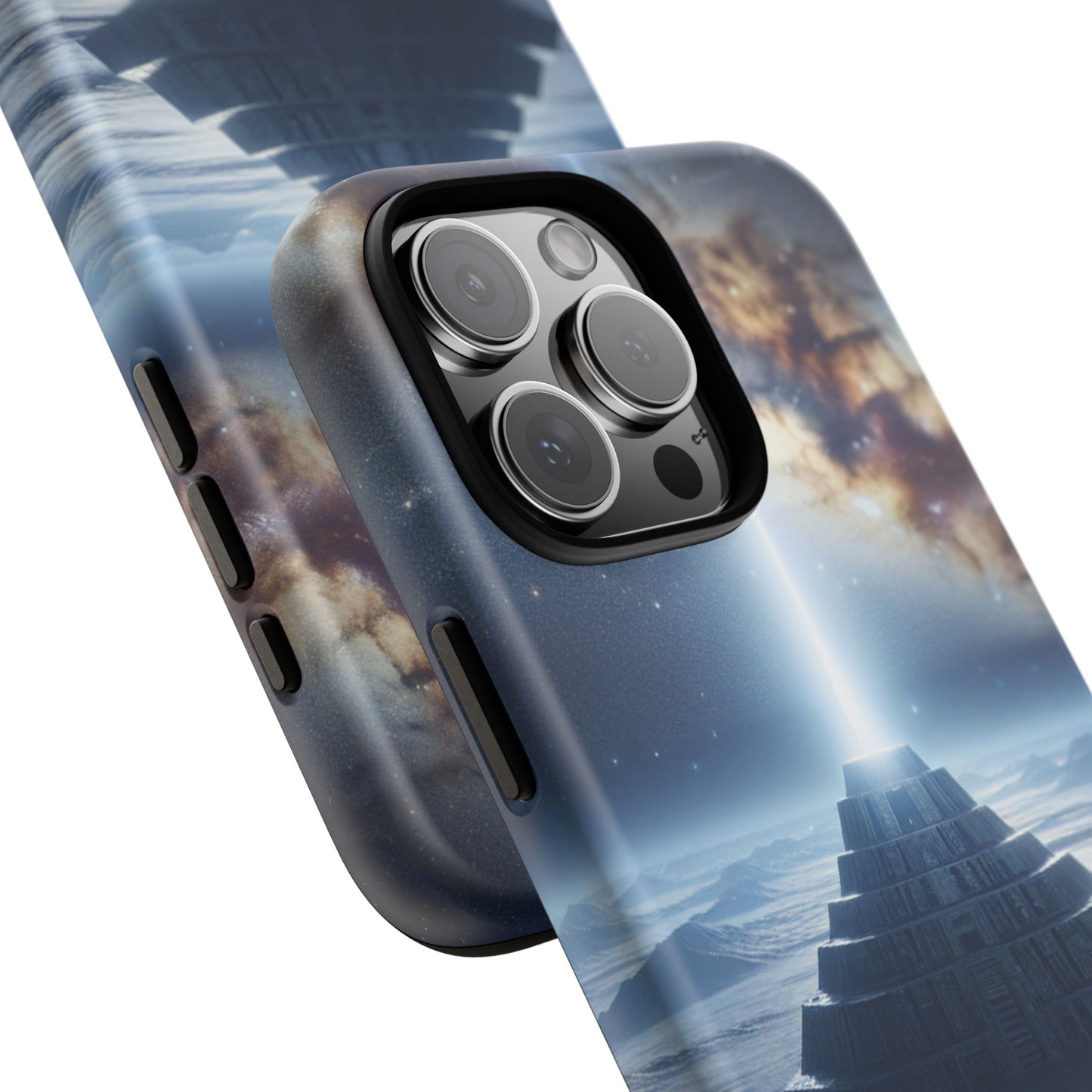 61C Akita Space Adventure Phone Case – Dual-Layer Protective Cover for iPhone & Android