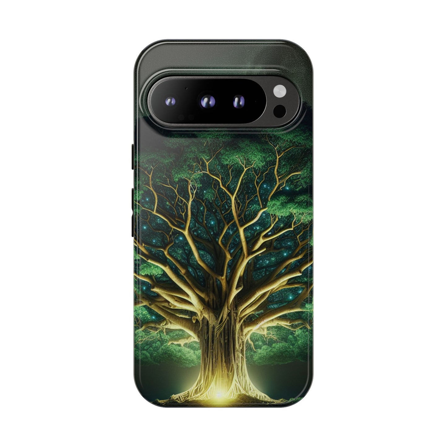 63B1 Tree of Life Nature Art Phone Case – Glossy or Matte Dual-Layer Cover for iPhone & Android