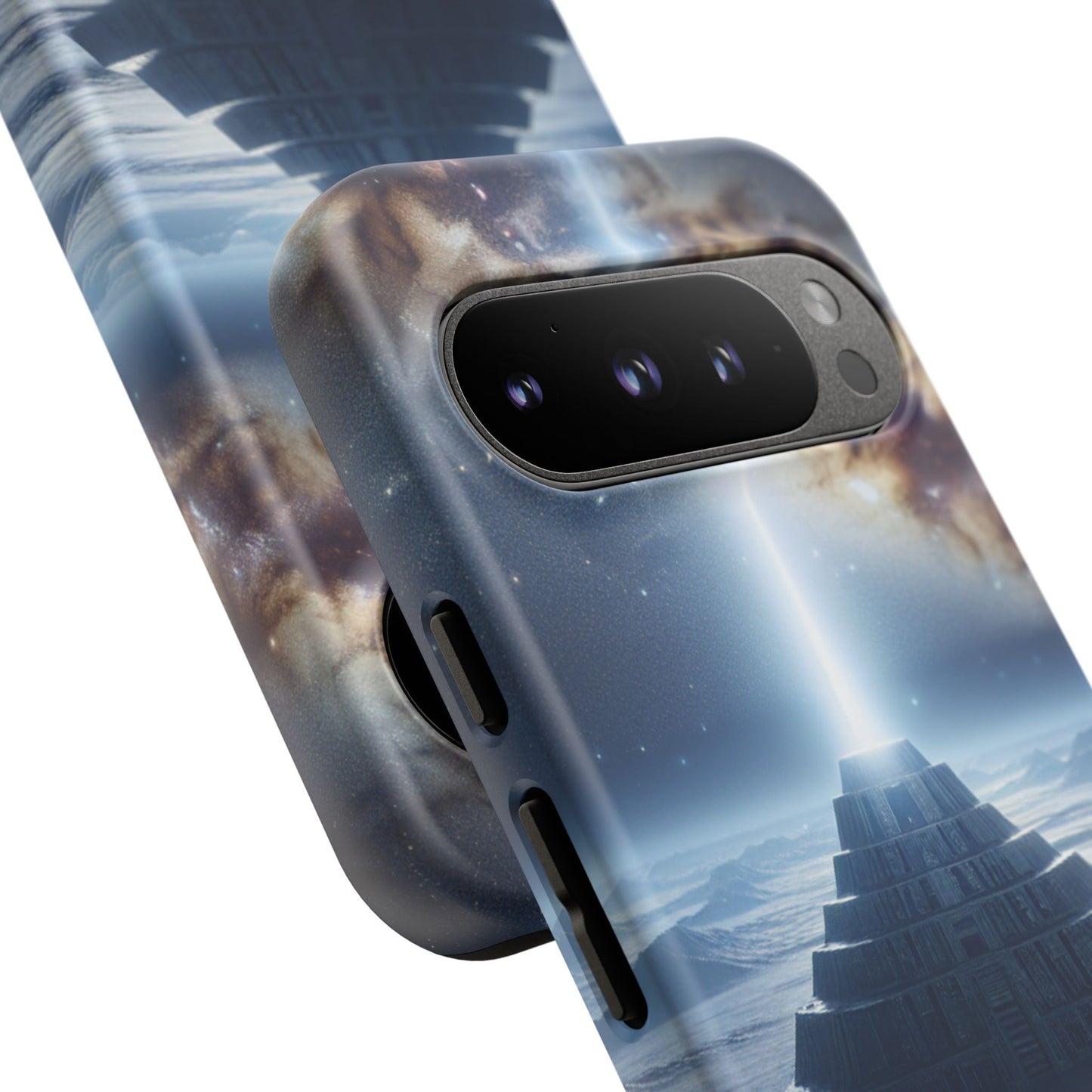 61C Akita Space Adventure Phone Case – Dual-Layer Protective Cover for iPhone & Android