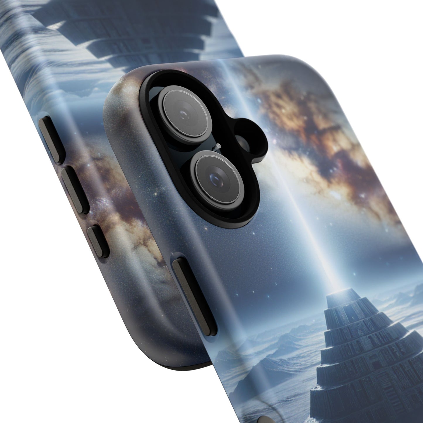 61C Akita Space Adventure Phone Case – Dual-Layer Protective Cover for iPhone & Android