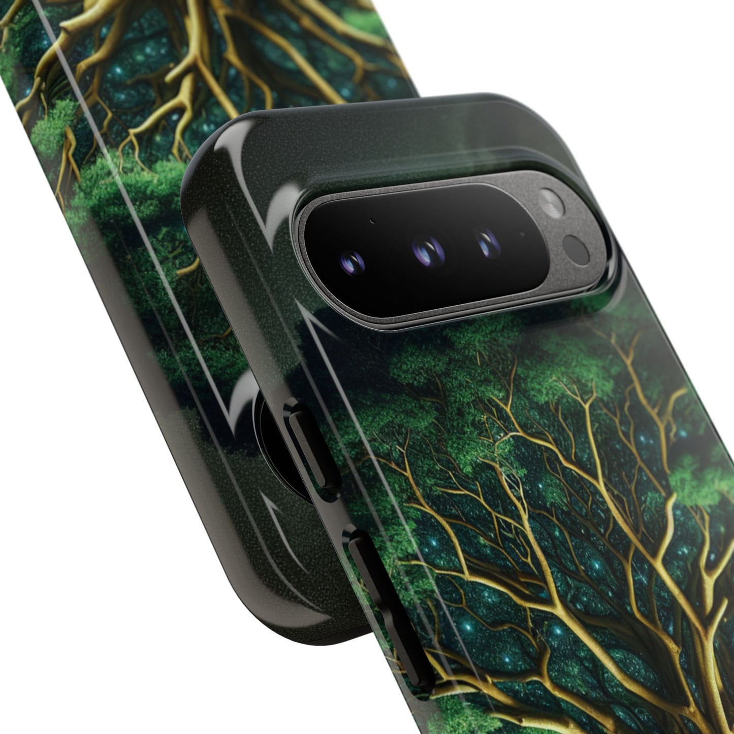 63B1 Tree of Life Nature Art Phone Case – Glossy or Matte Dual-Layer Cover for iPhone & Android