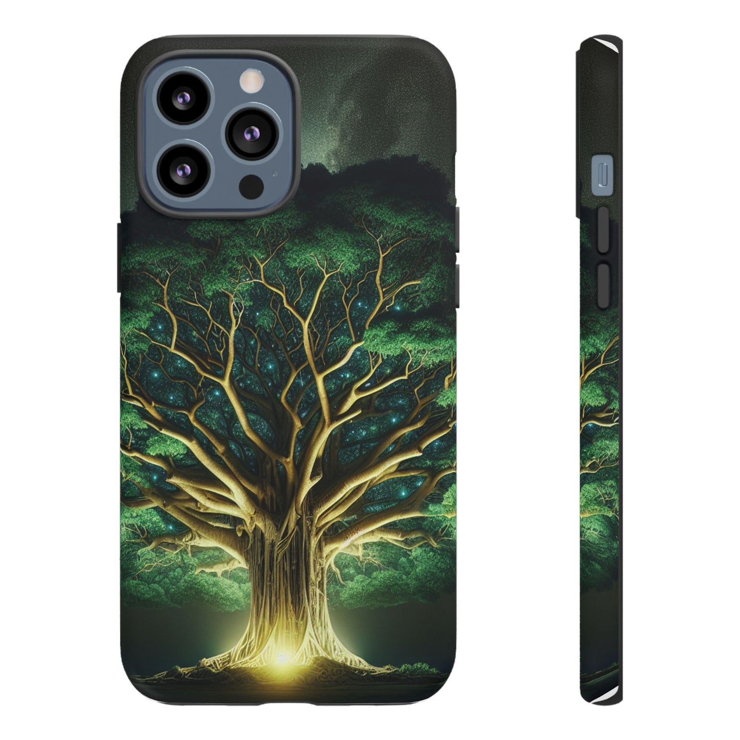 63B1 Tree of Life Nature Art Phone Case – Glossy or Matte Dual-Layer Cover for iPhone & Android
