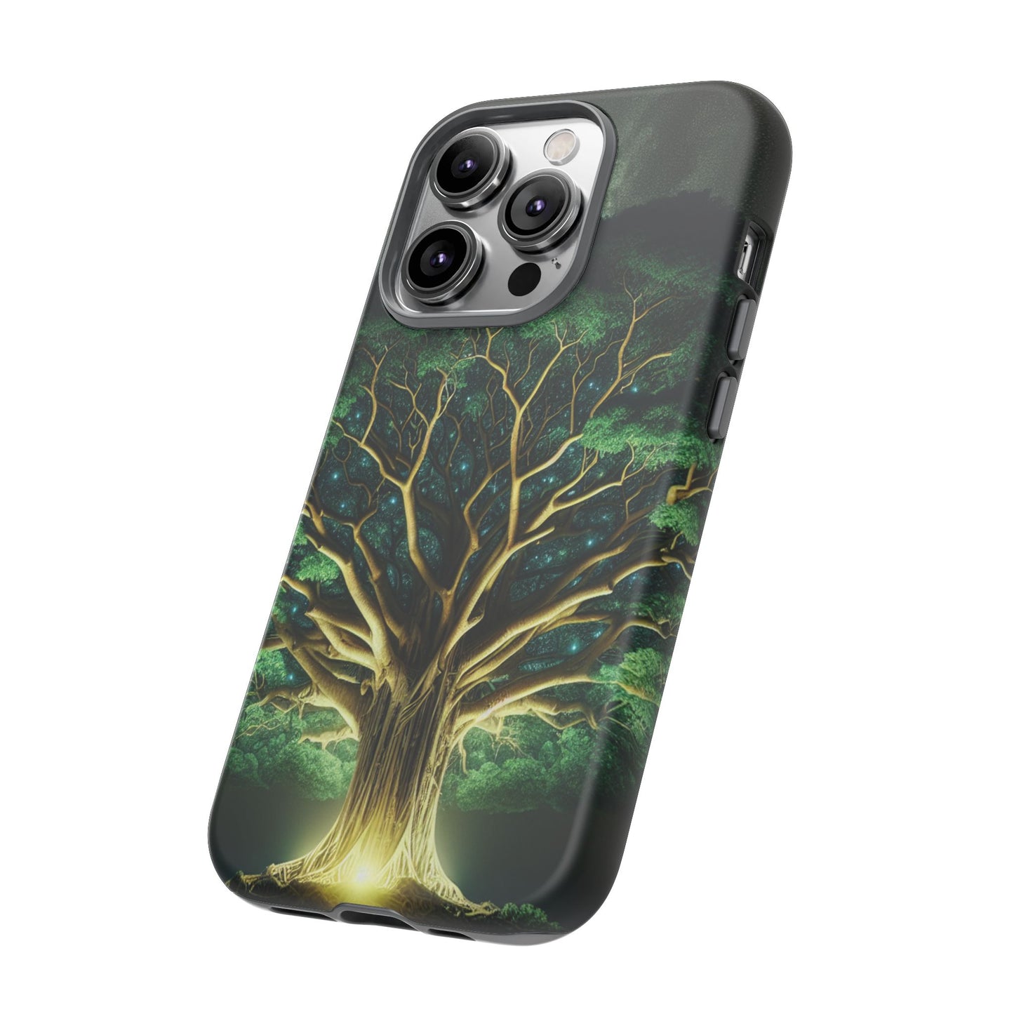 63B1 Tree of Life Nature Art Phone Case – Glossy or Matte Dual-Layer Cover for iPhone & Android