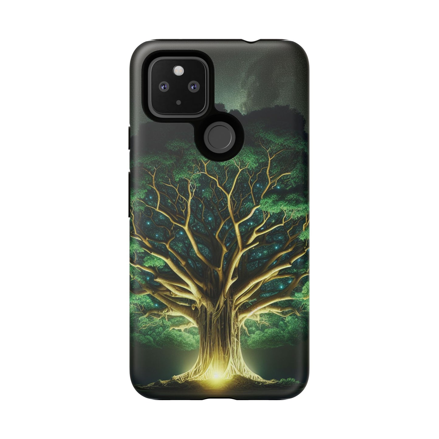 63B1 Tree of Life Nature Art Phone Case – Glossy or Matte Dual-Layer Cover for iPhone & Android