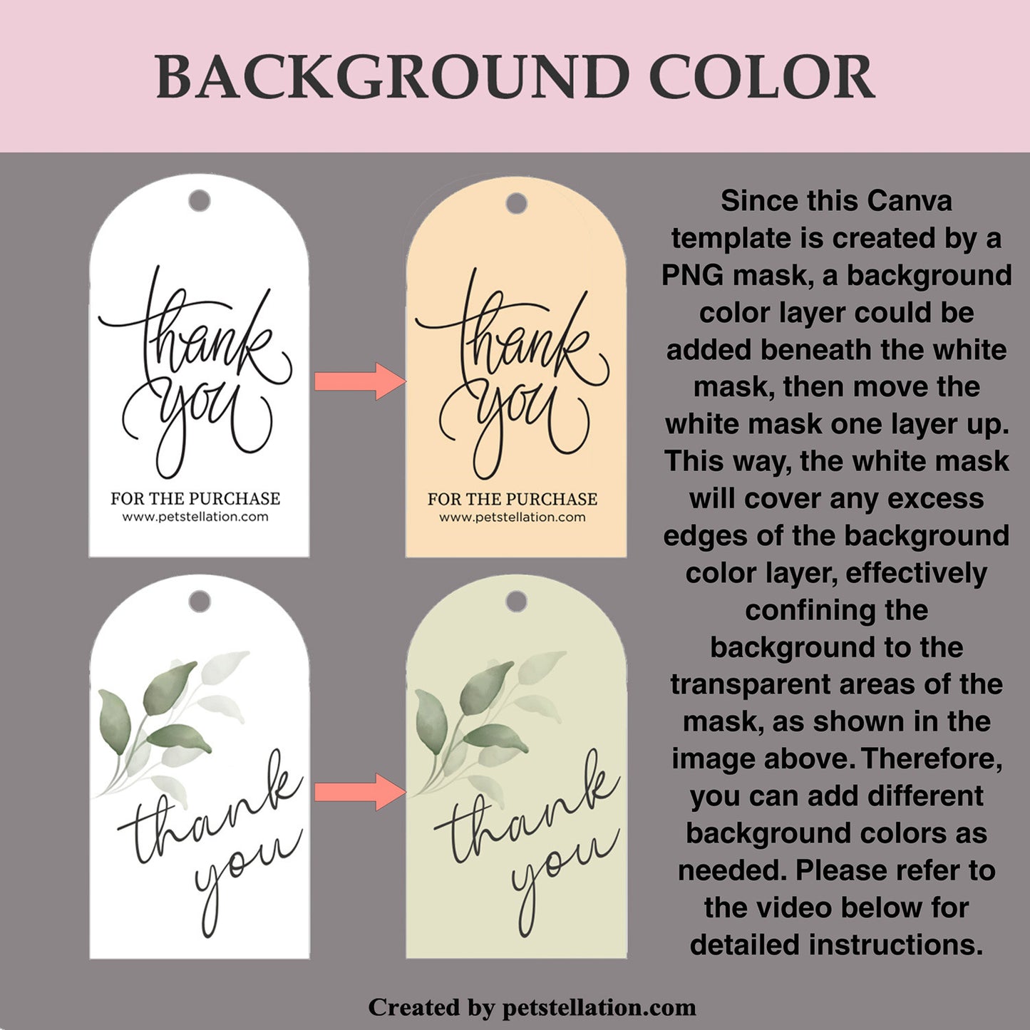 46E Printable Canva Blank Tag Templates | 10 Pages of Blank PNG / PDF Label Sheets – Oval, Semi-Circle, Rectangle & Trapezoid (With & Without Holes)
