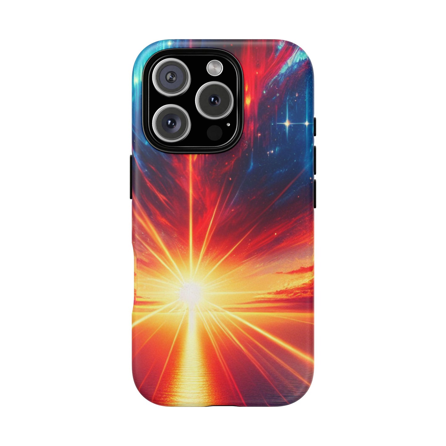 63B2 Sunrise Landscape Art Phone Case – Glossy or Matte Dual-Layer Cover for iPhone & Android