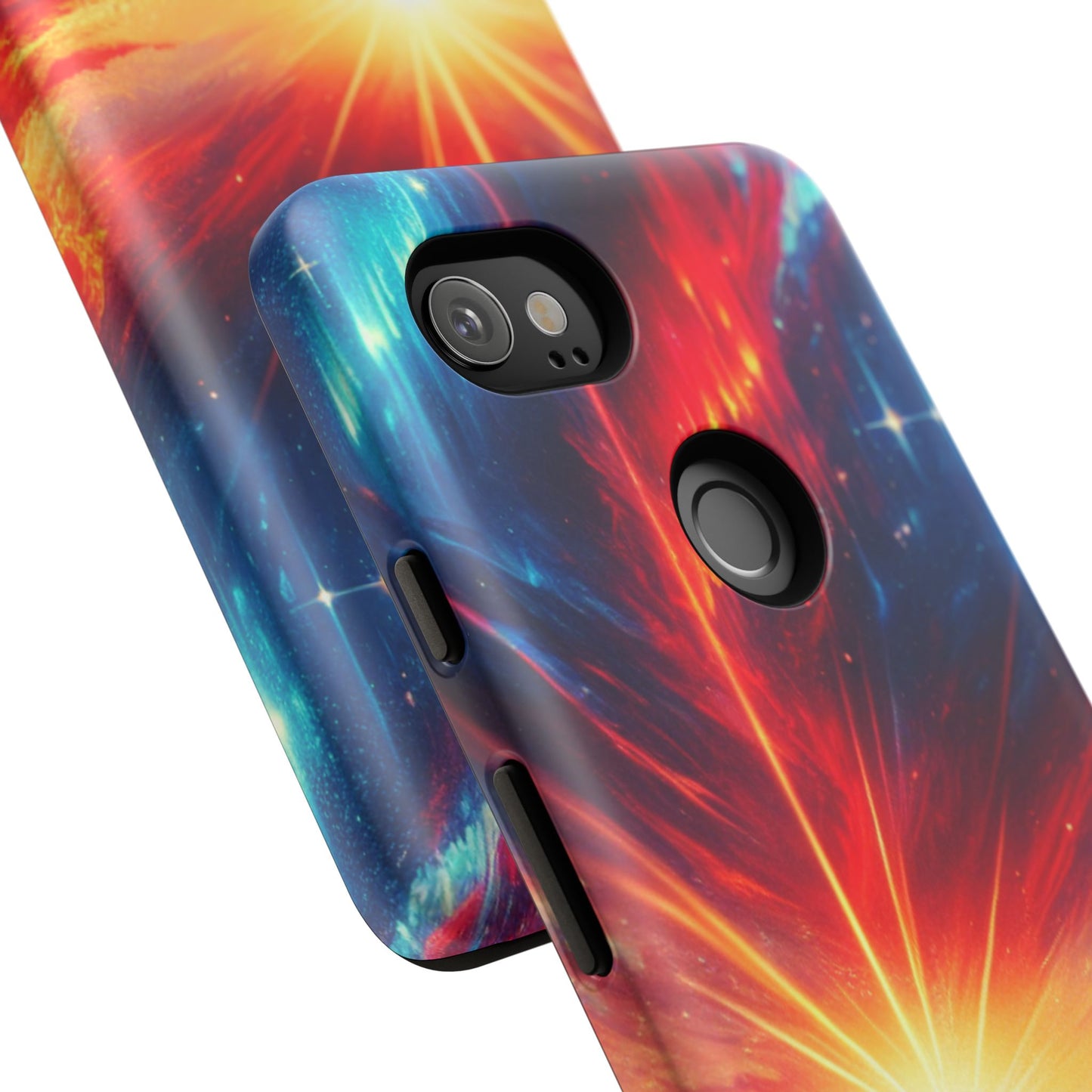 63B2 Sunrise Landscape Art Phone Case – Glossy or Matte Dual-Layer Cover for iPhone & Android
