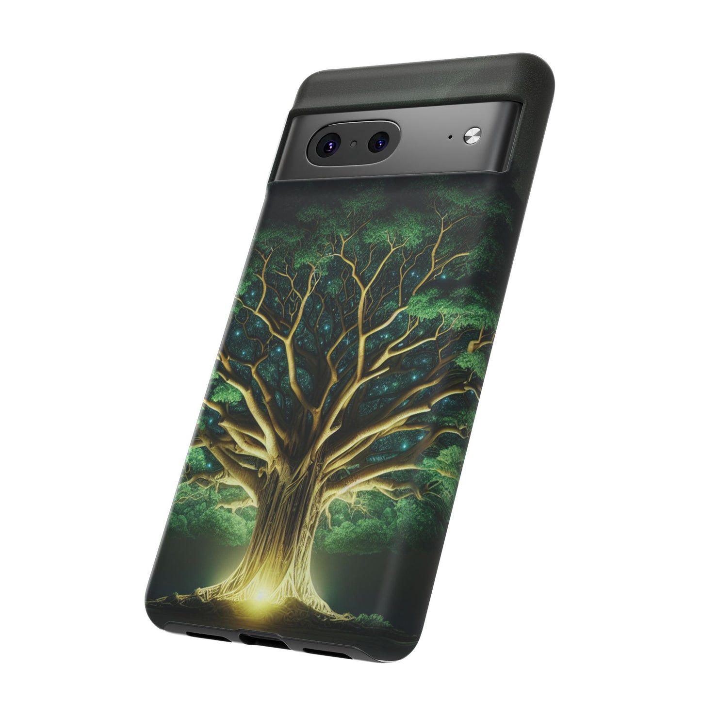 63B1 Tree of Life Nature Art Phone Case – Glossy or Matte Dual-Layer Cover for iPhone & Android