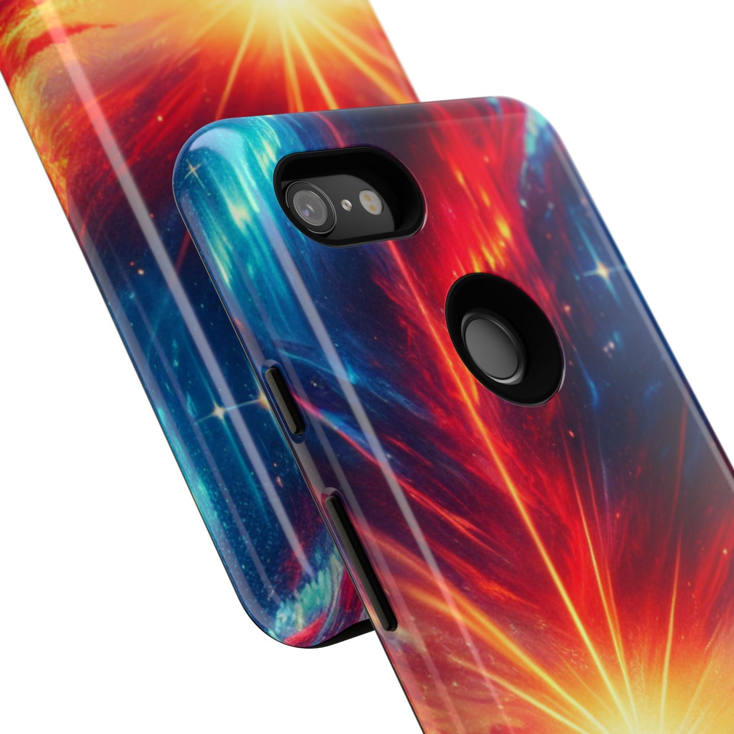 63B2 Sunrise Landscape Art Phone Case – Glossy or Matte Dual-Layer Cover for iPhone & Android