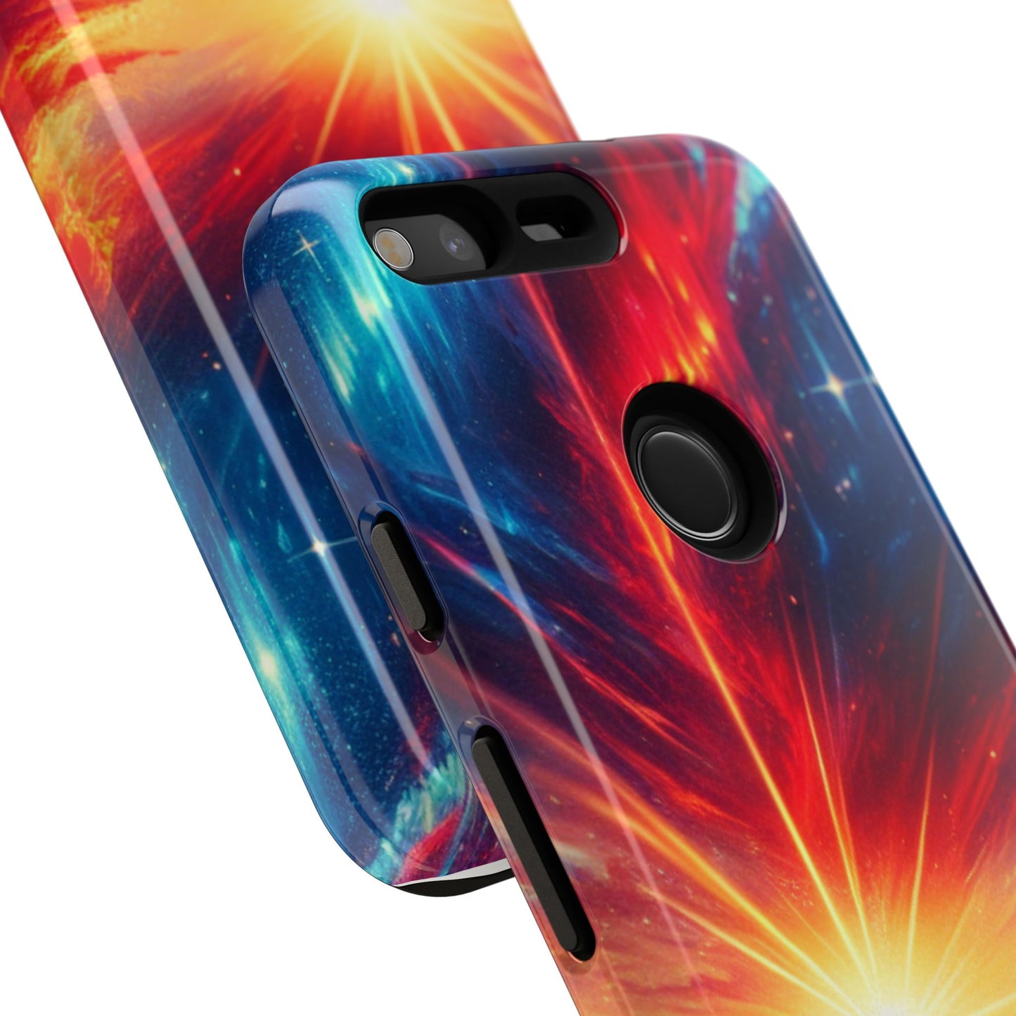 63B2 Sunrise Landscape Art Phone Case – Glossy or Matte Dual-Layer Cover for iPhone & Android