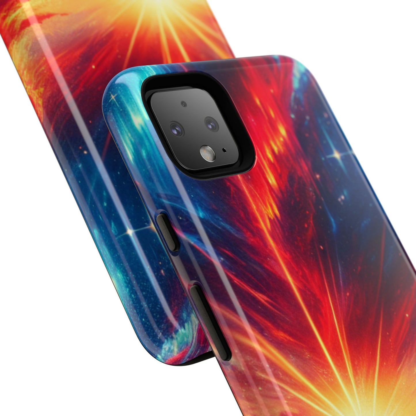 63B2 Sunrise Landscape Art Phone Case – Glossy or Matte Dual-Layer Cover for iPhone & Android