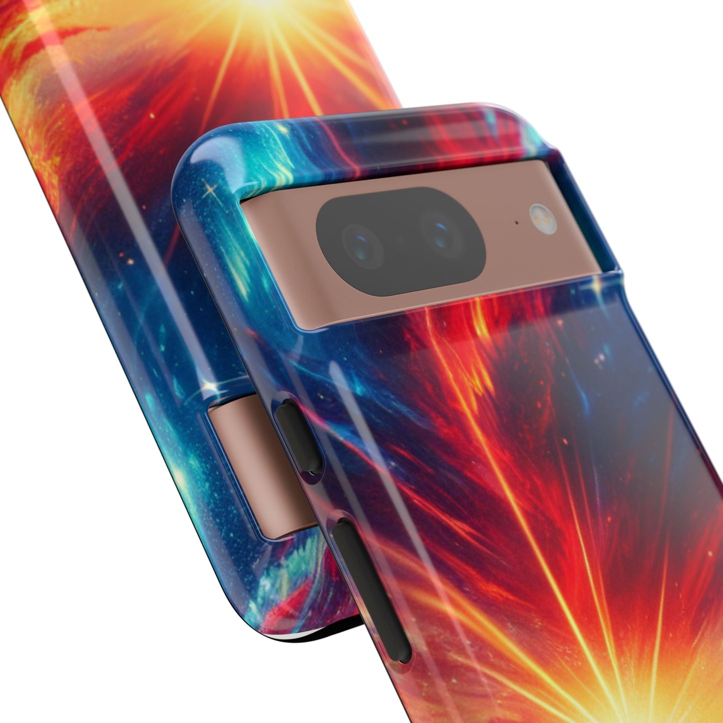 63B2 Sunrise Landscape Art Phone Case – Glossy or Matte Dual-Layer Cover for iPhone & Android