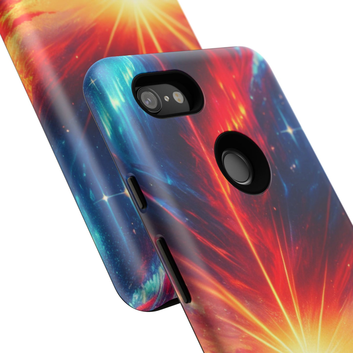 63B2 Sunrise Landscape Art Phone Case – Glossy or Matte Dual-Layer Cover for iPhone & Android