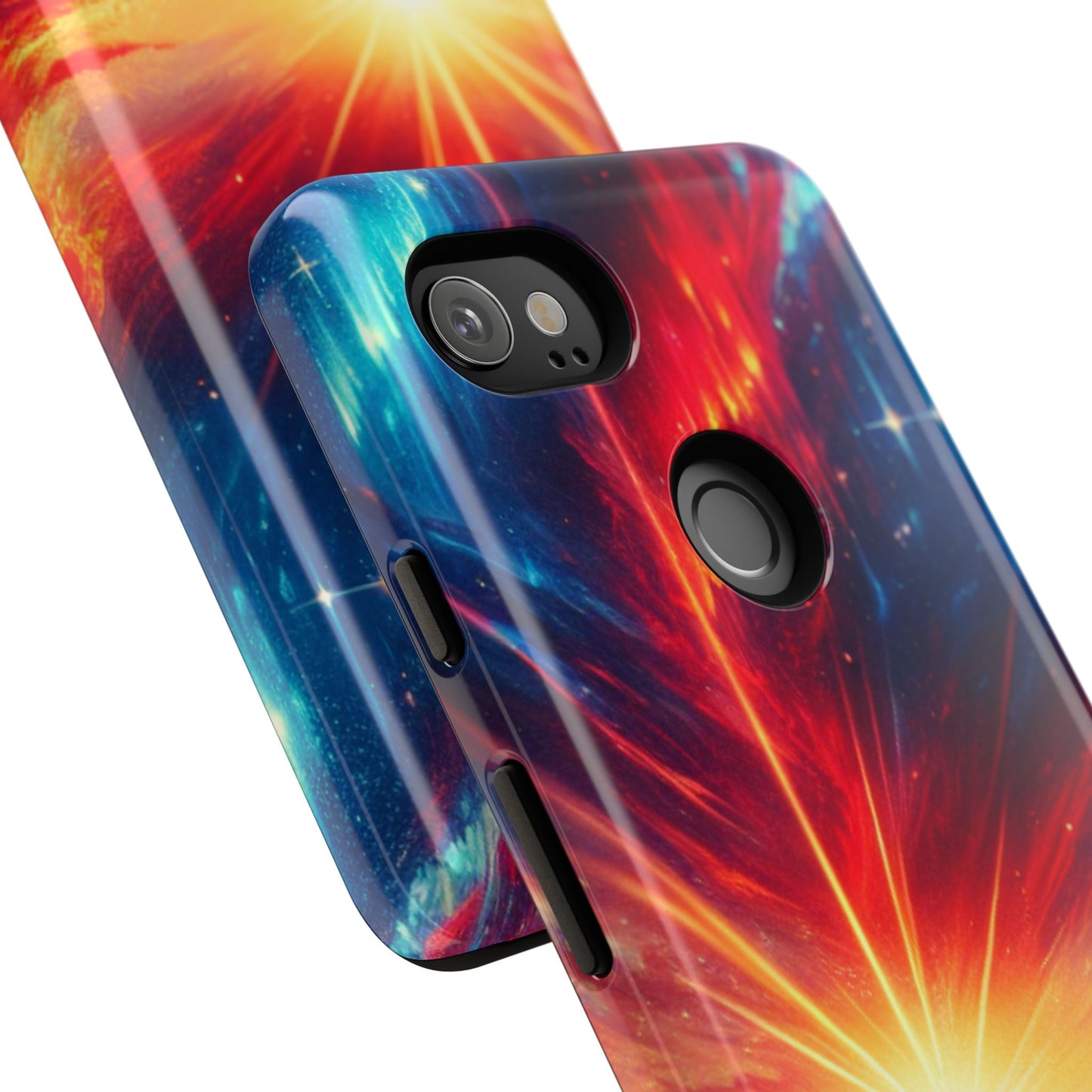 63B2 Sunrise Landscape Art Phone Case – Glossy or Matte Dual-Layer Cover for iPhone & Android