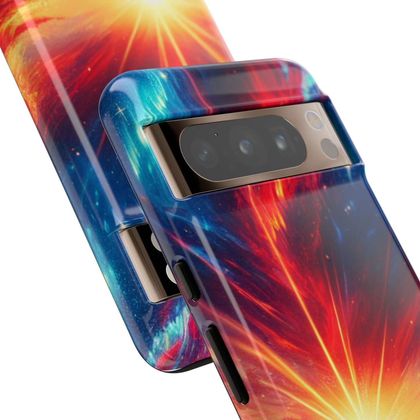 63B2 Sunrise Landscape Art Phone Case – Glossy or Matte Dual-Layer Cover for iPhone & Android