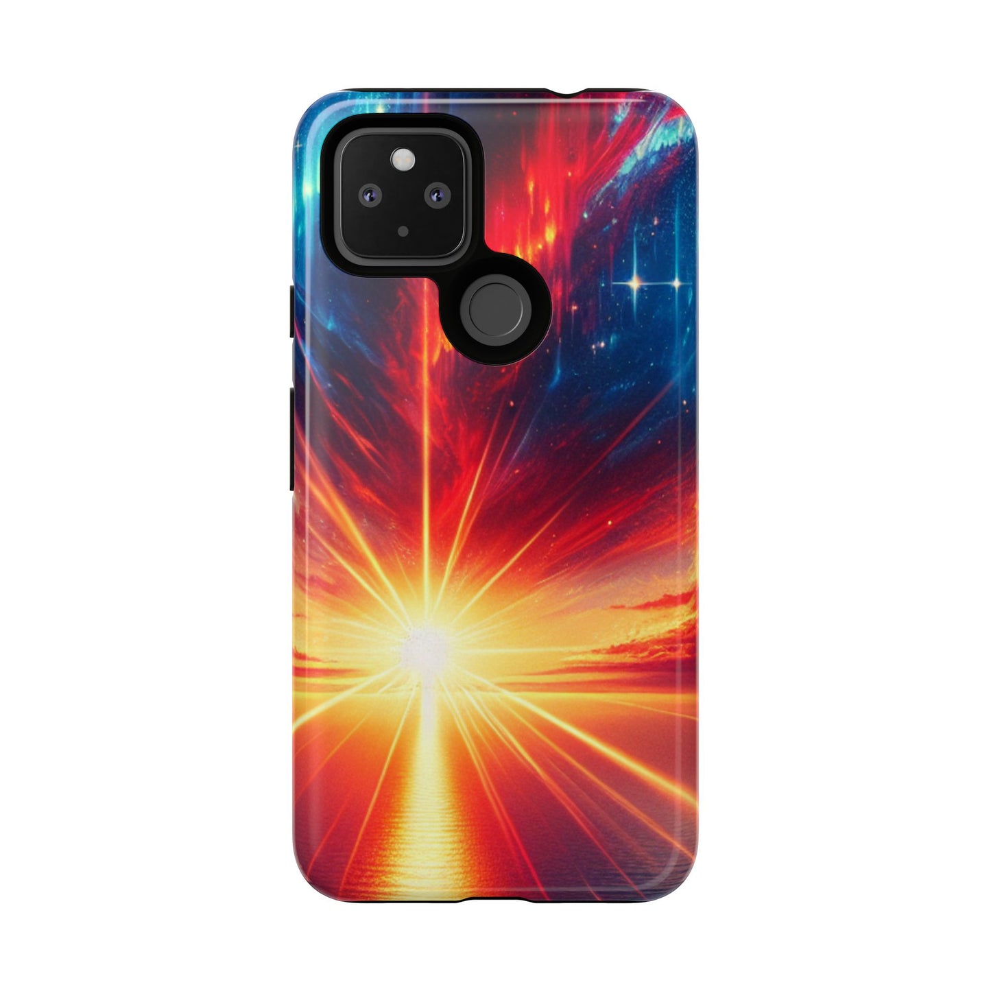 63B2 Sunrise Landscape Art Phone Case – Glossy or Matte Dual-Layer Cover for iPhone & Android