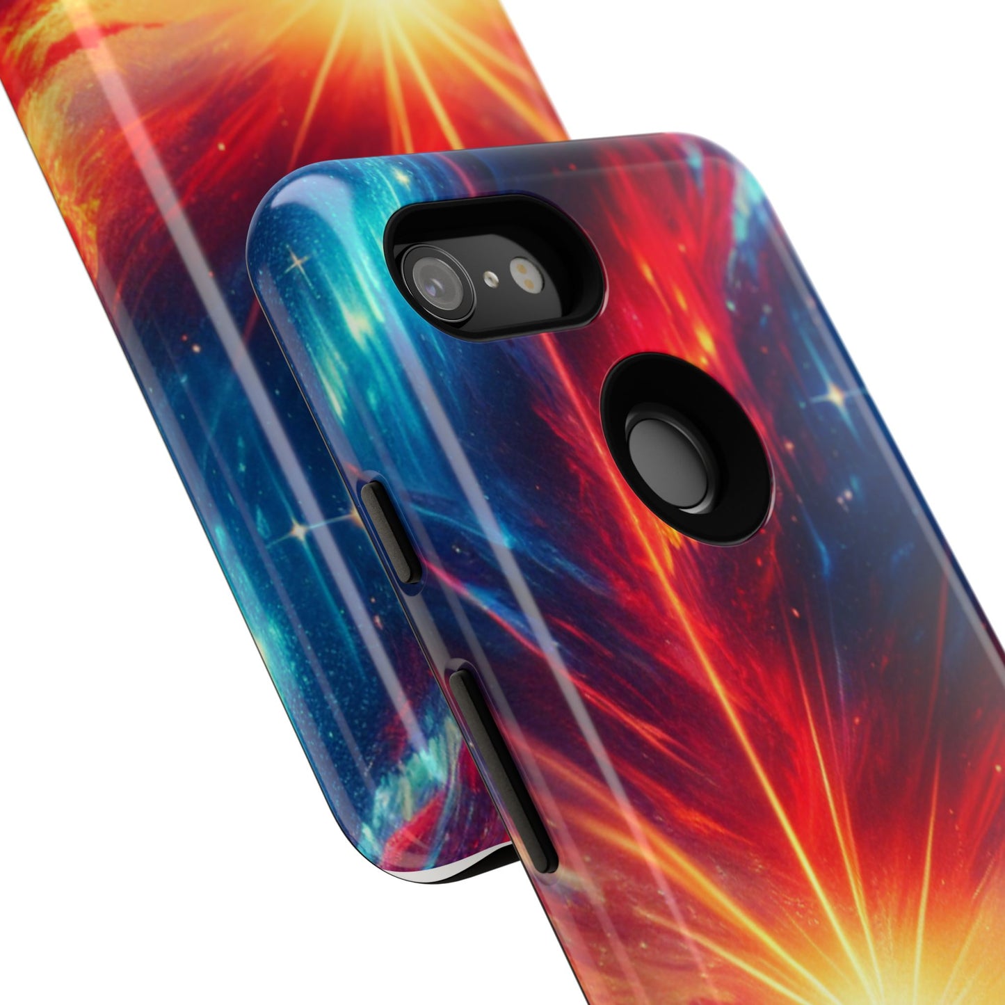 63B2 Sunrise Landscape Art Phone Case – Glossy or Matte Dual-Layer Cover for iPhone & Android