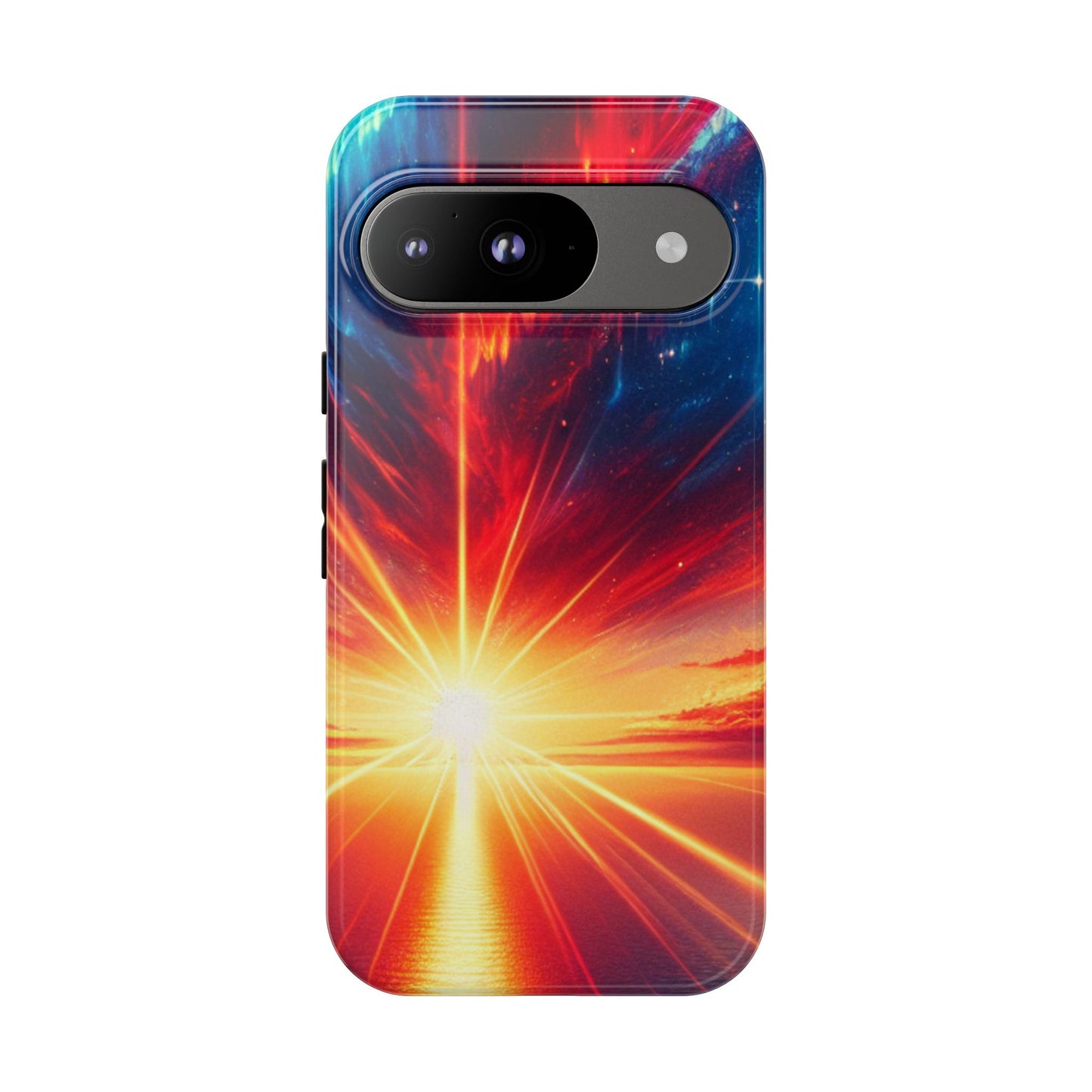63B2 Sunrise Landscape Art Phone Case – Glossy or Matte Dual-Layer Cover for iPhone & Android