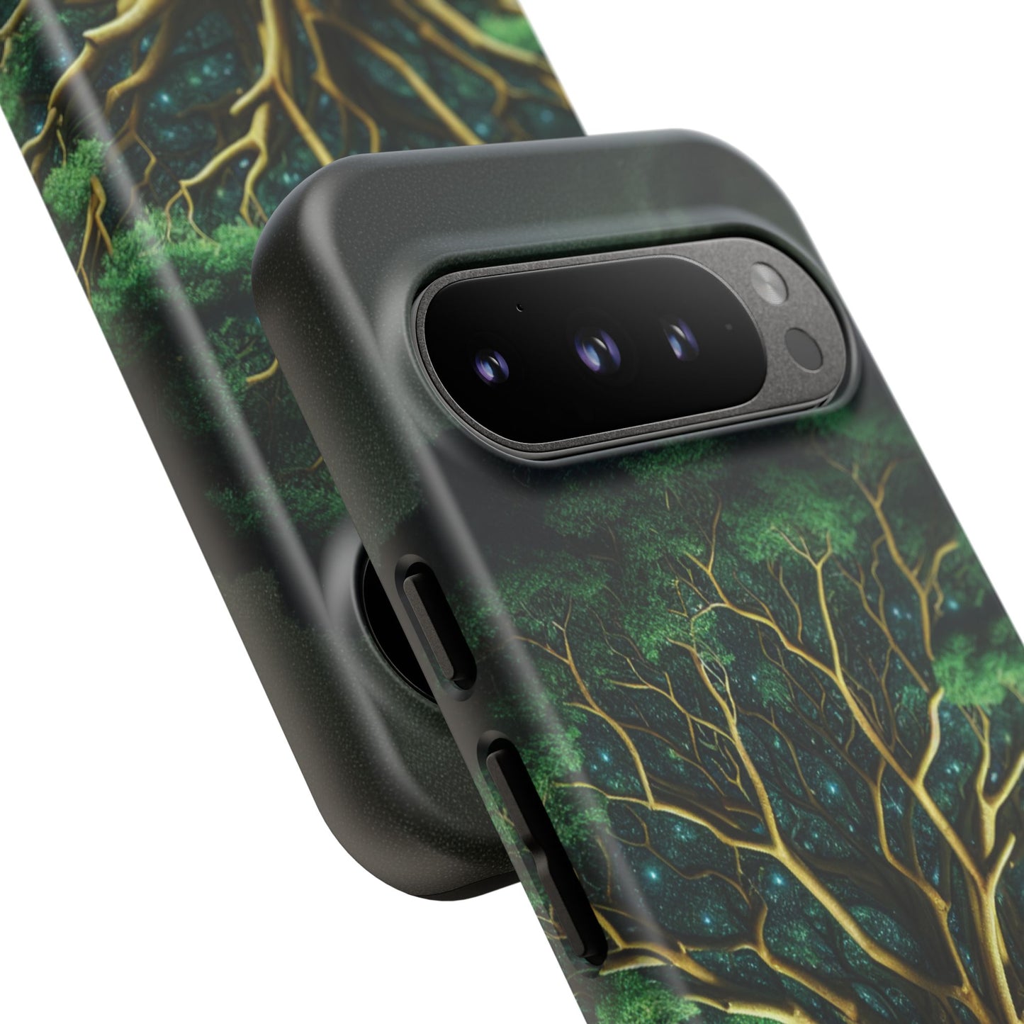 63B1 Tree of Life Nature Art Phone Case – Glossy or Matte Dual-Layer Cover for iPhone & Android