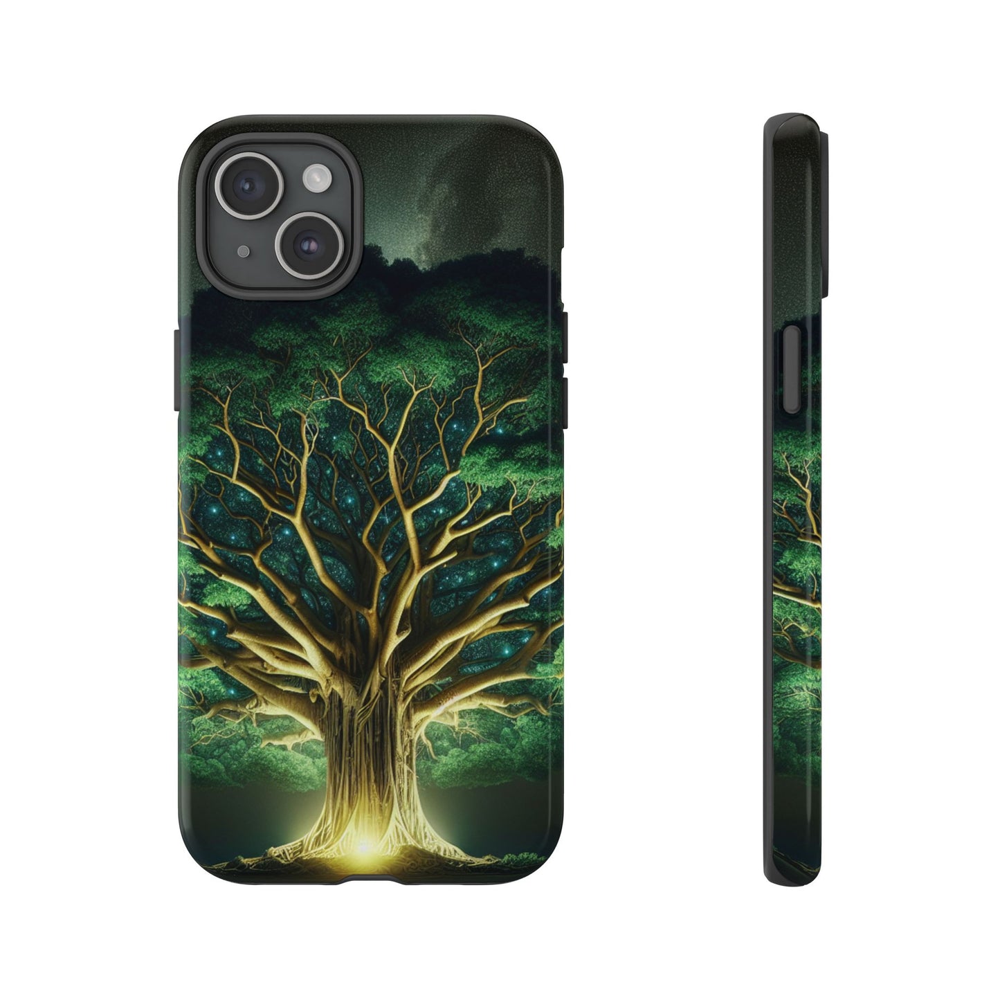 63B1 Tree of Life Nature Art Phone Case – Glossy or Matte Dual-Layer Cover for iPhone & Android