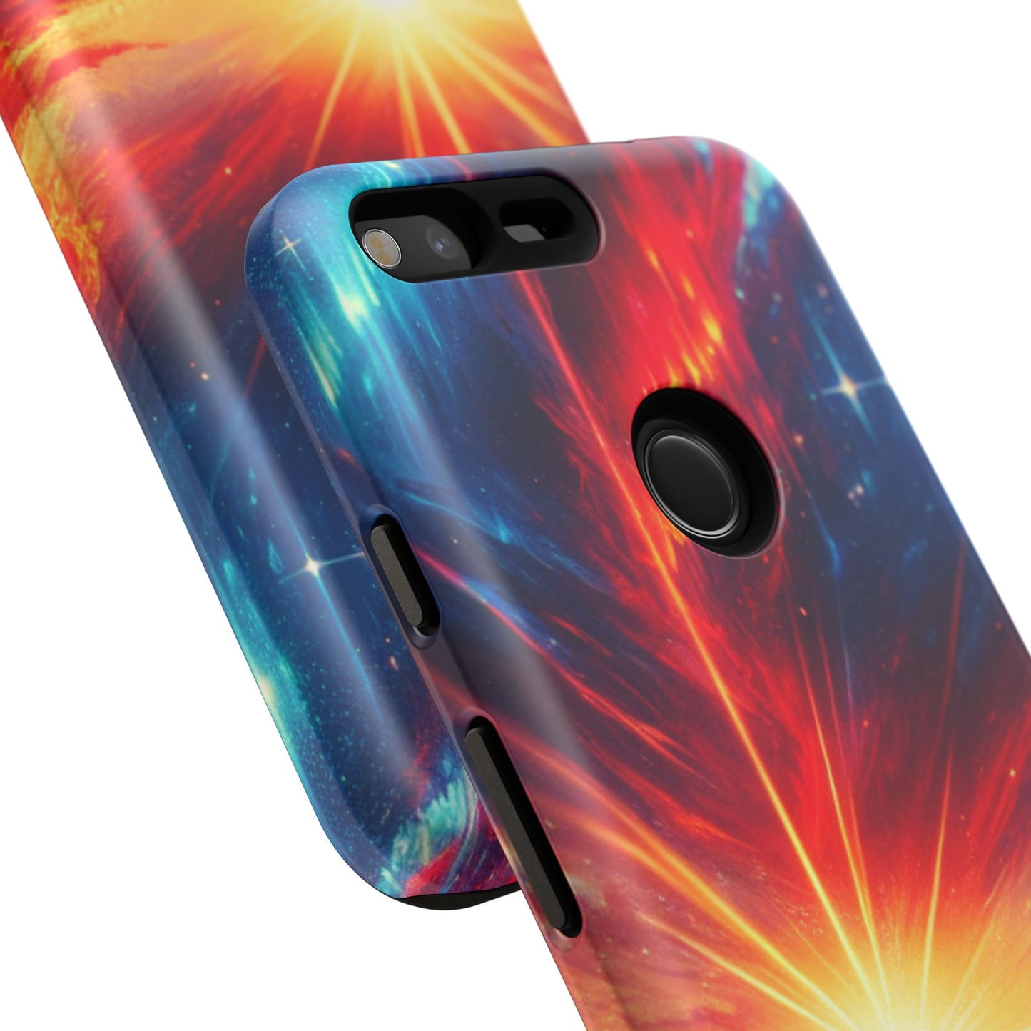 63B2 Sunrise Landscape Art Phone Case – Glossy or Matte Dual-Layer Cover for iPhone & Android