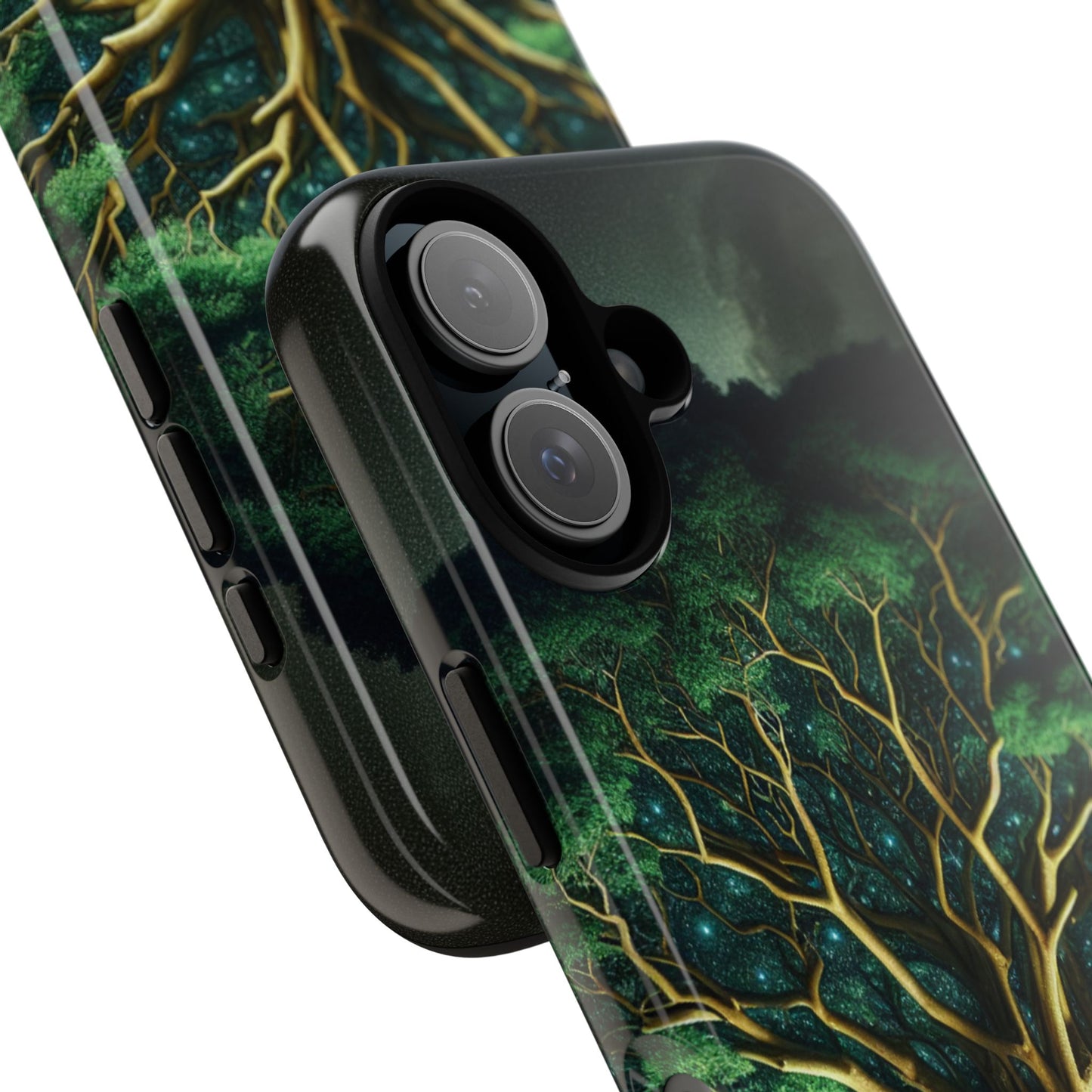 63B1 Tree of Life Nature Art Phone Case – Glossy or Matte Dual-Layer Cover for iPhone & Android