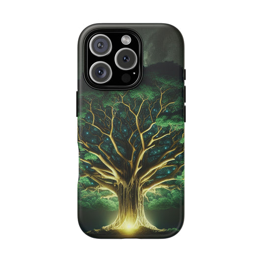 63B1 Tree of Life Nature Art Phone Case – Glossy or Matte Dual-Layer Cover for iPhone & Android
