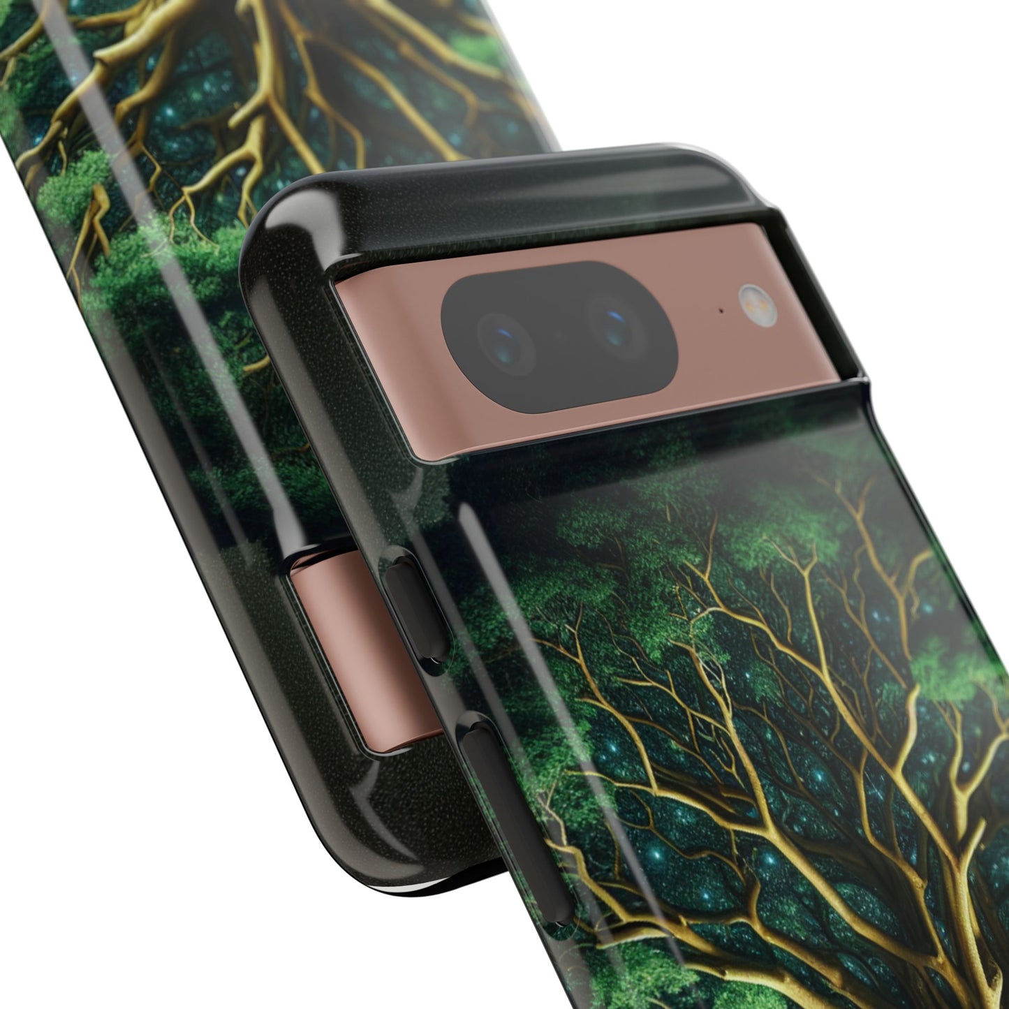 63B1 Tree of Life Nature Art Phone Case – Glossy or Matte Dual-Layer Cover for iPhone & Android