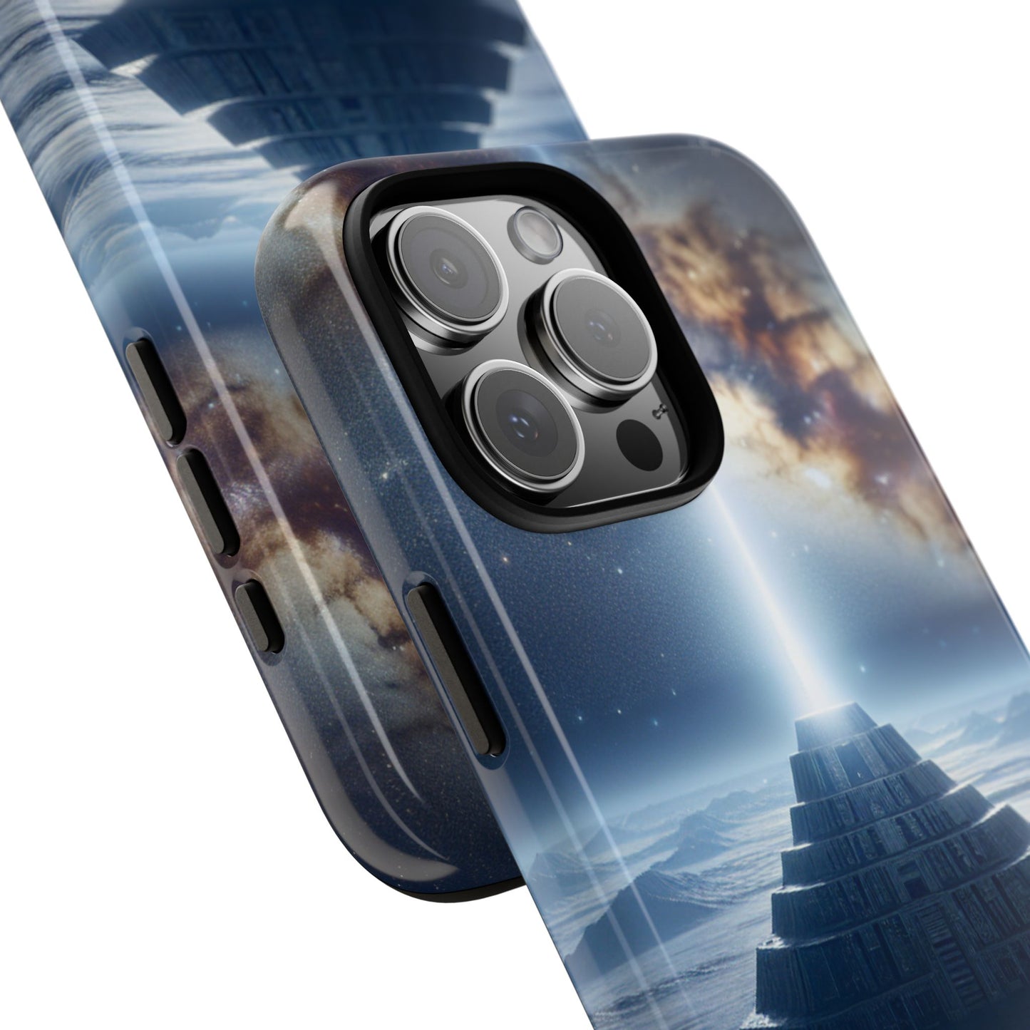 61C Akita Space Adventure Phone Case – Dual-Layer Protective Cover for iPhone & Android