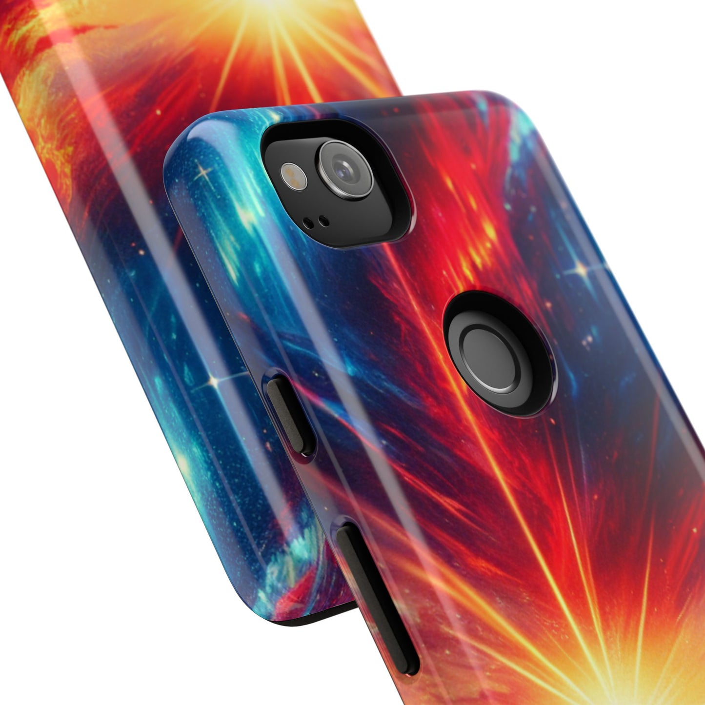 63B2 Sunrise Landscape Art Phone Case – Glossy or Matte Dual-Layer Cover for iPhone & Android